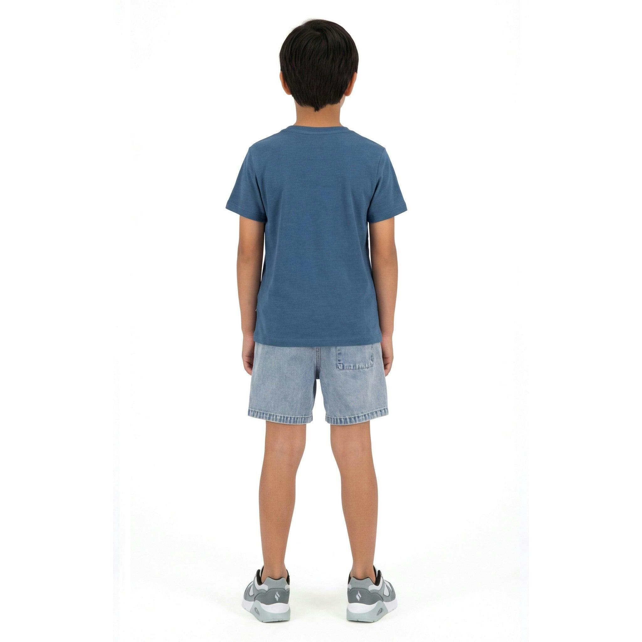 Big Kid Boys Graphic Tee | Navy Surfing