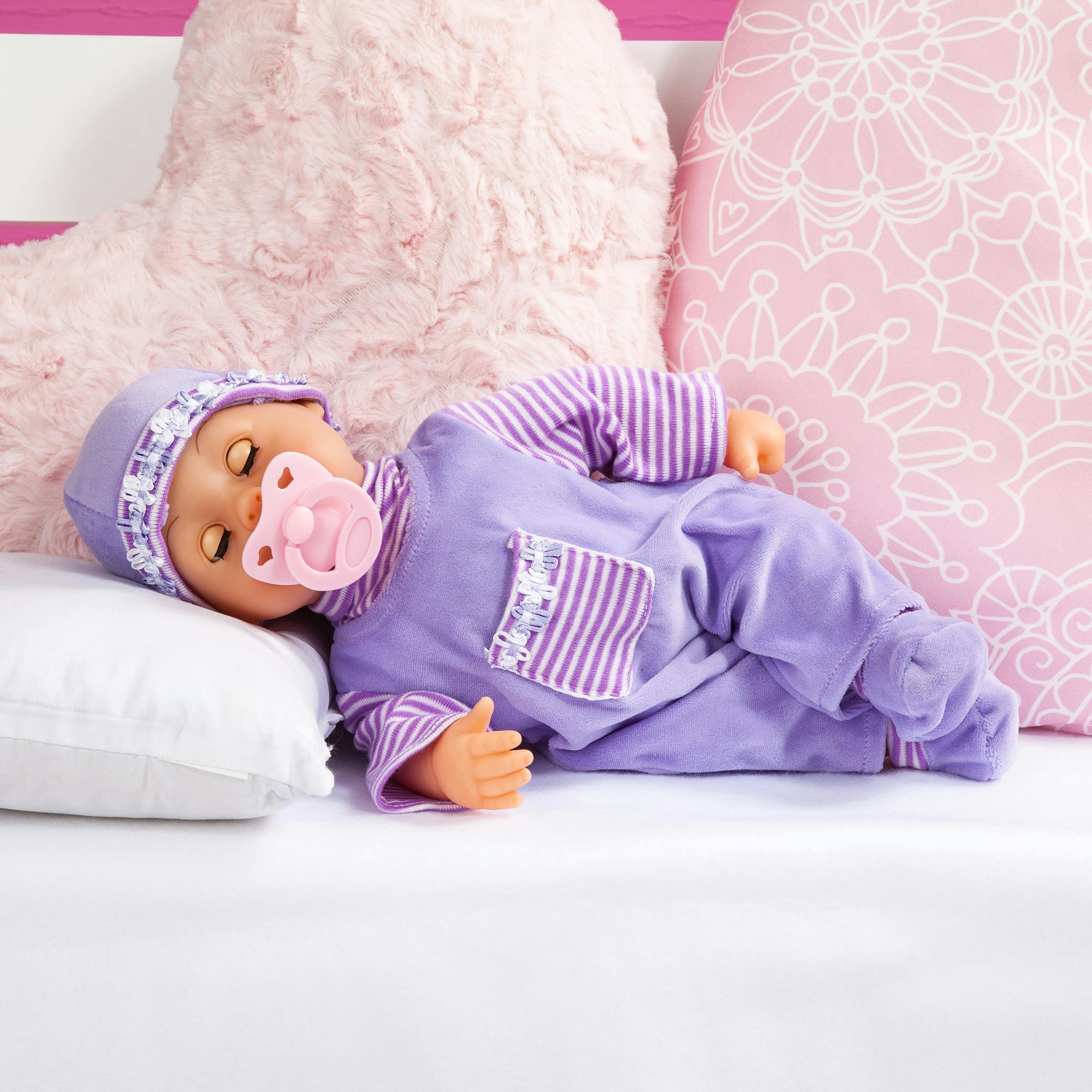 First Words Baby: Purple & Flower