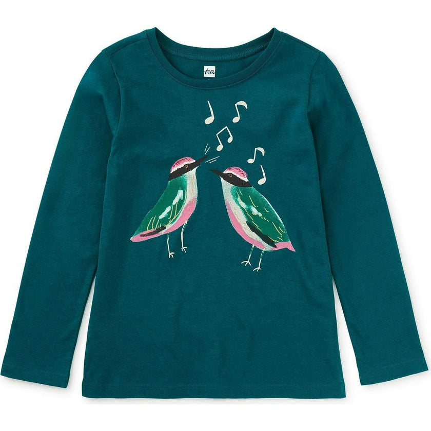 Fairy Pitta Graphic Tee, Green