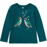 Fairy Pitta Graphic Tee, Green