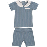 Raised Stripe Two-Piece Set