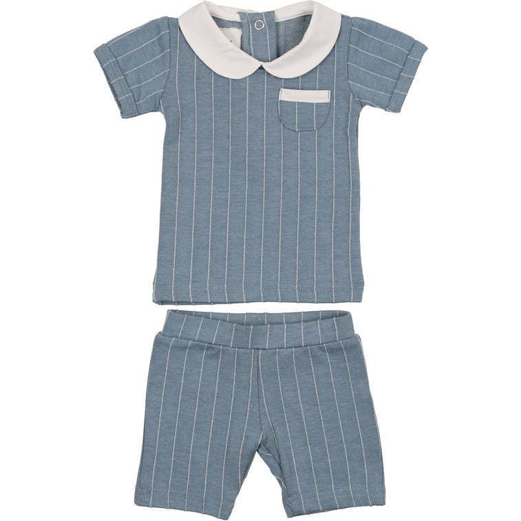 Raised Stripe Two-Piece Set