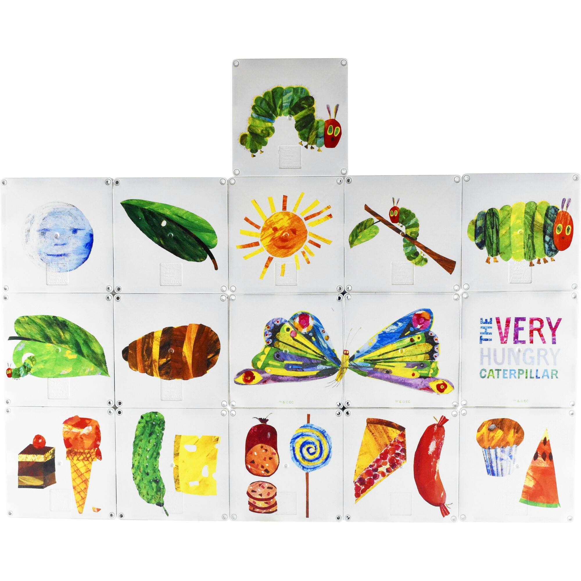 The Very Hungry Caterpillar Magna-Tiles Structures