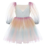 Multicolor Puesta Del Sol Dress