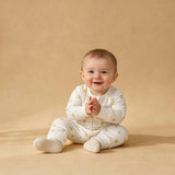 Organic 2-Way Zip Romper - Lemons