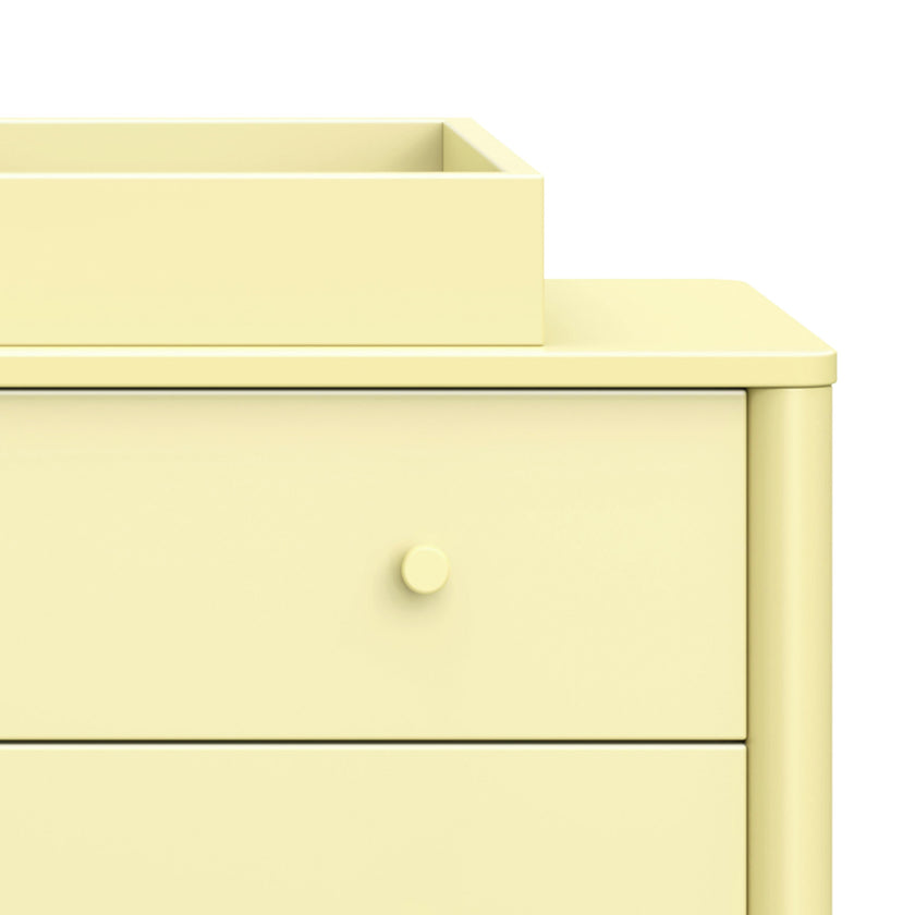 Universal Wide Removable Changing Tray in Pale Yellow