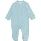 Velour Angel Wing™ Sleepsuit - Gold & Cream