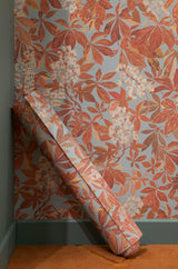 Papier peint MARRONNIERS coloris Terracotta