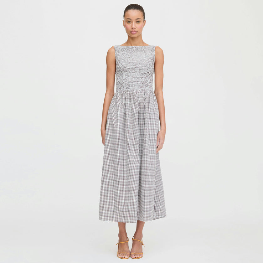 The Cosima Nap Dress - Chocolate Gingham