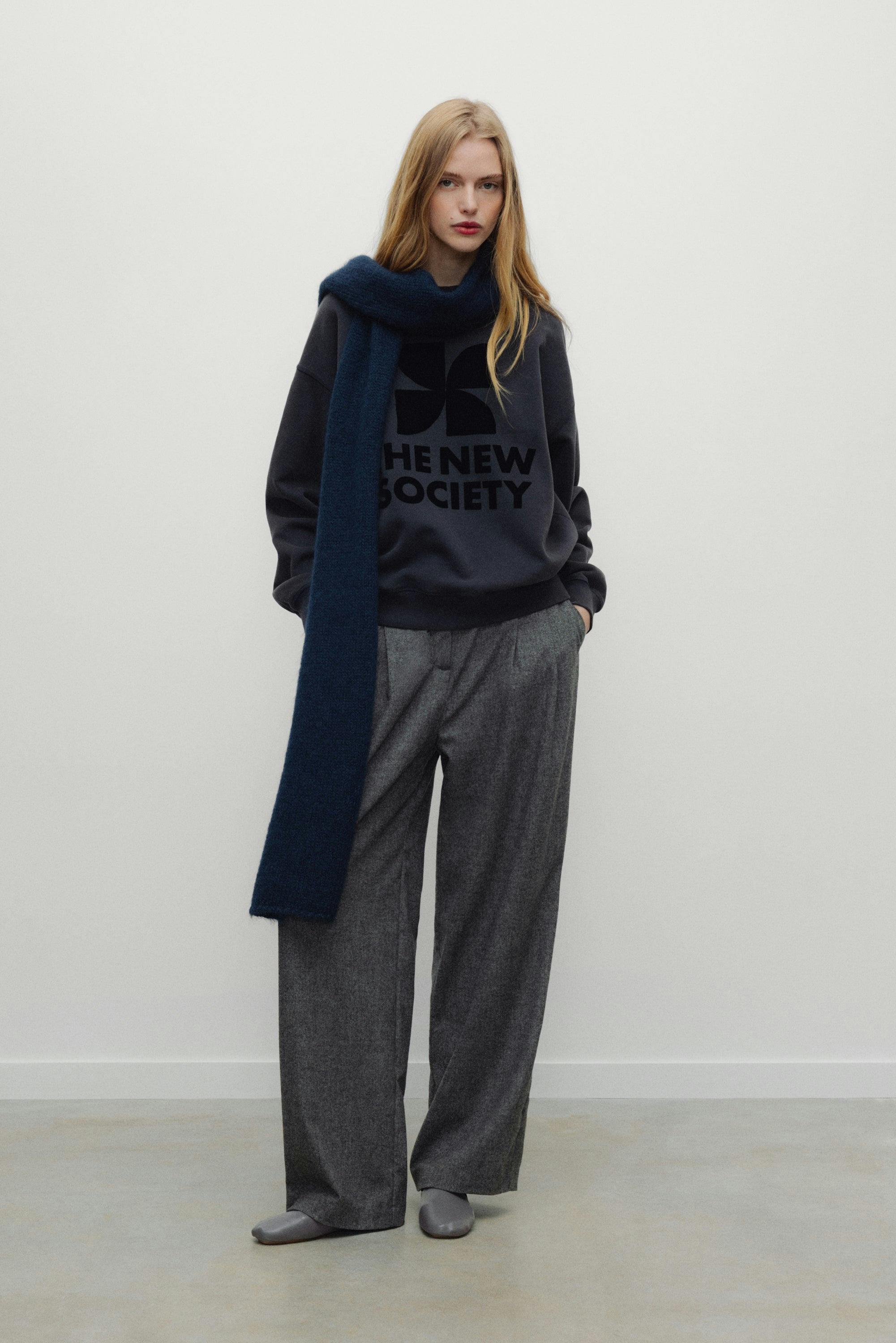 TNS Logo Woman Sweatshirt Moonless Night