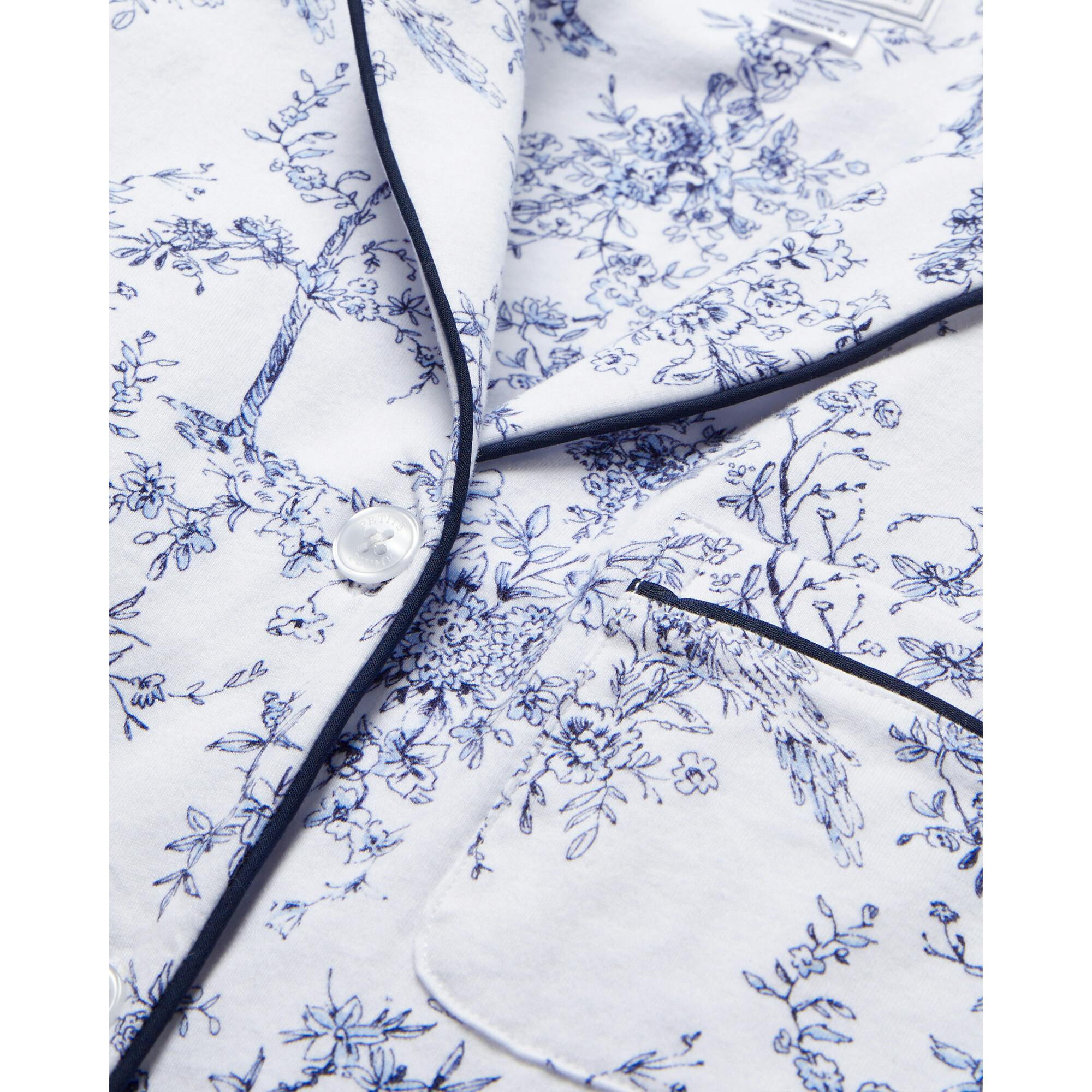 Women's Pima Pajama Set in Timeless Toile