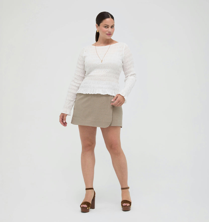 The Lexi Nap Top -  Antique White