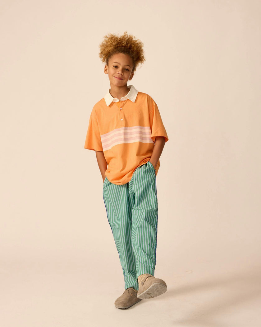 Friday Pant in Cucumber Stripe