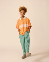 Organic Weekend Polo in Overtime Orange