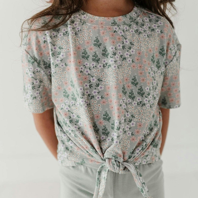 Girl's Tie Front Shirt