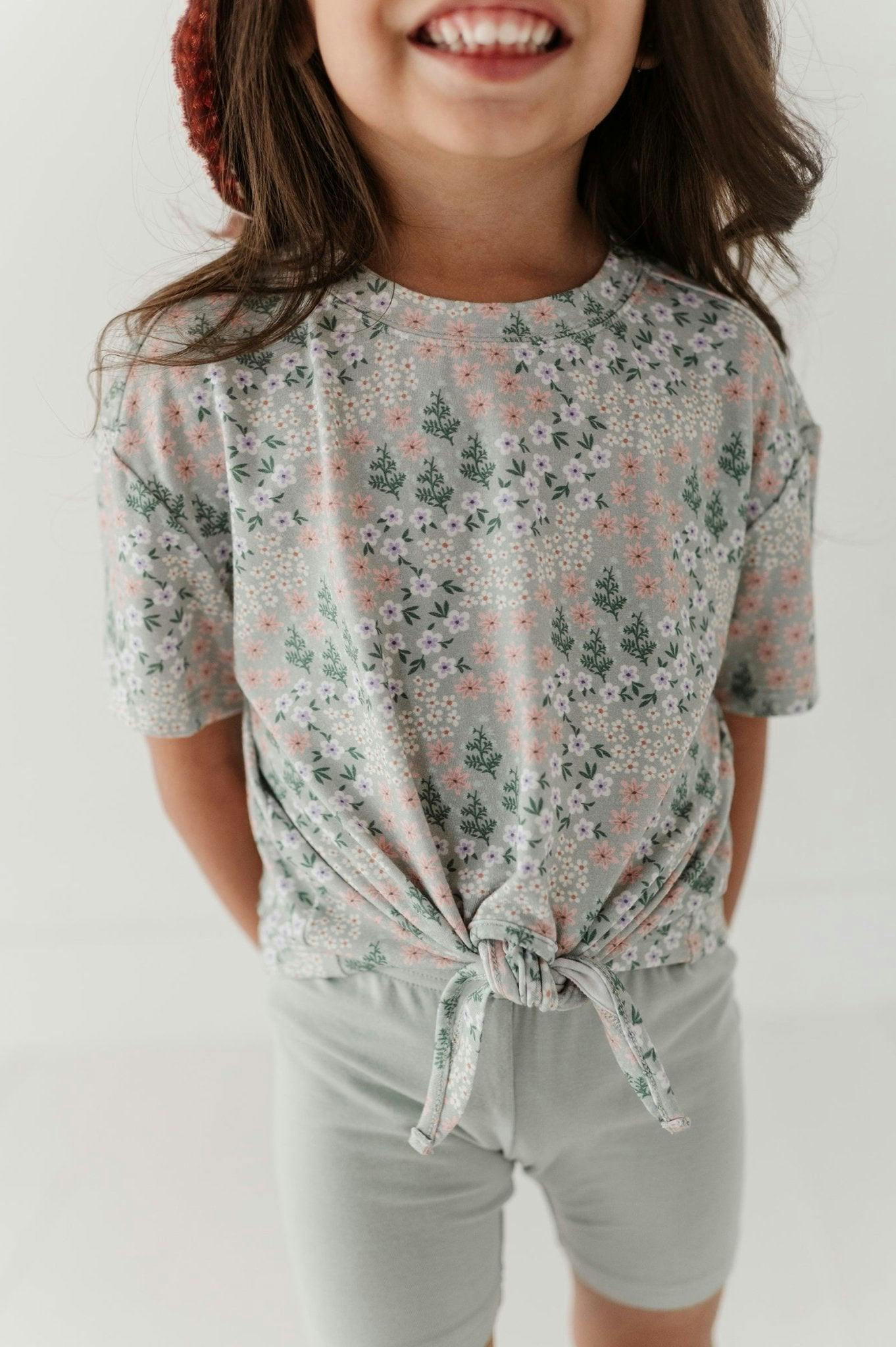 Girl's Tie Front Shirt