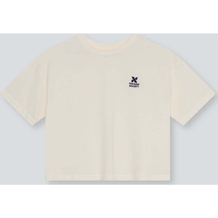 TNS Logo Teen T-Shirt Ecru