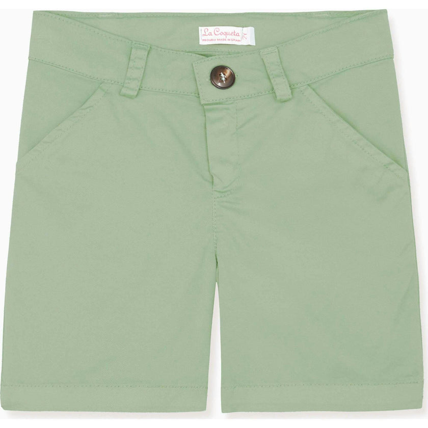 Sage Green Bocusi Boy Chino Shorts