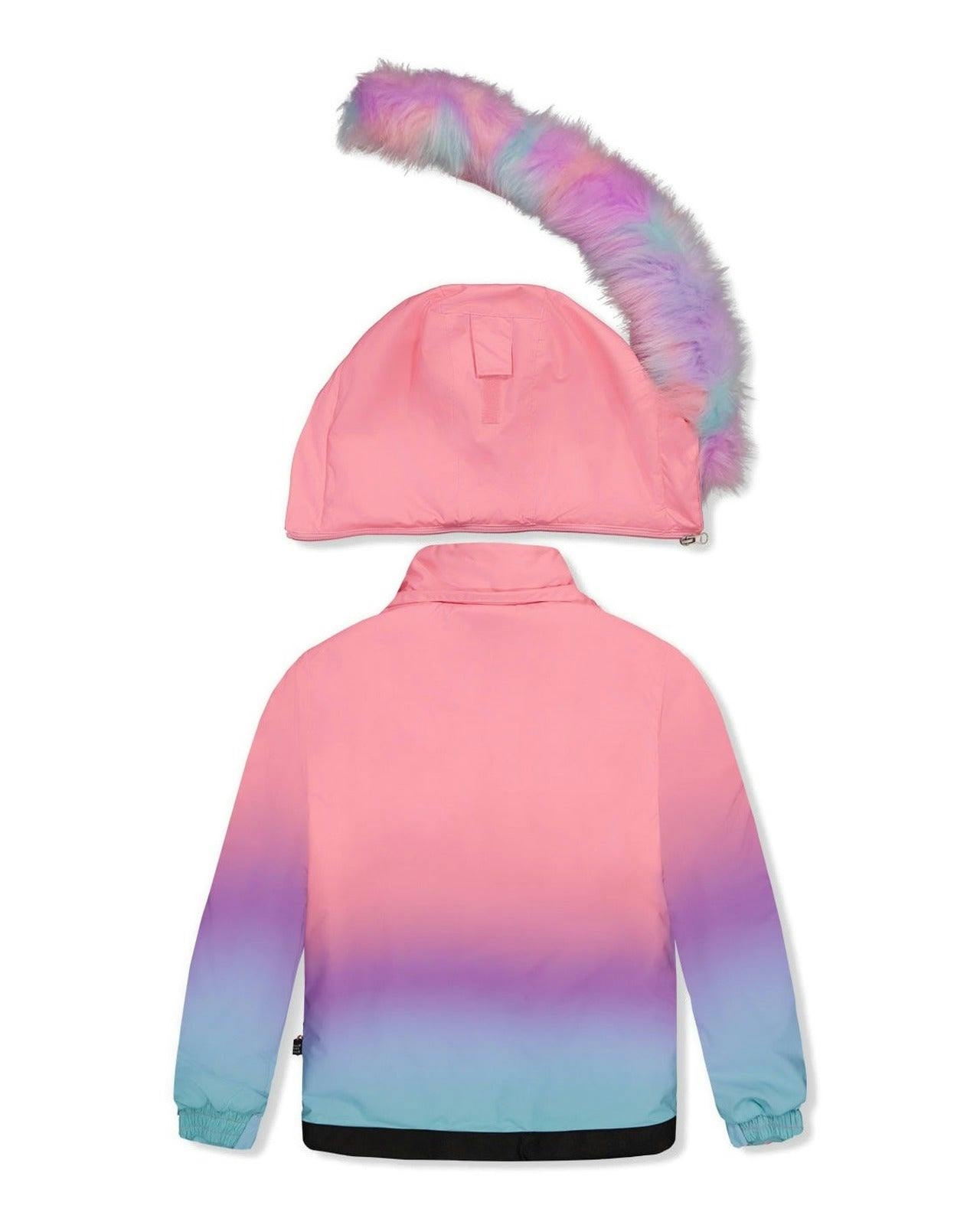 Two Piece Play Snowsuit Pink To Blue Gradient