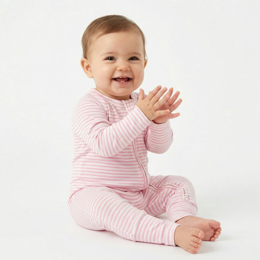 Ballet Stripe Bamboo Sleeper