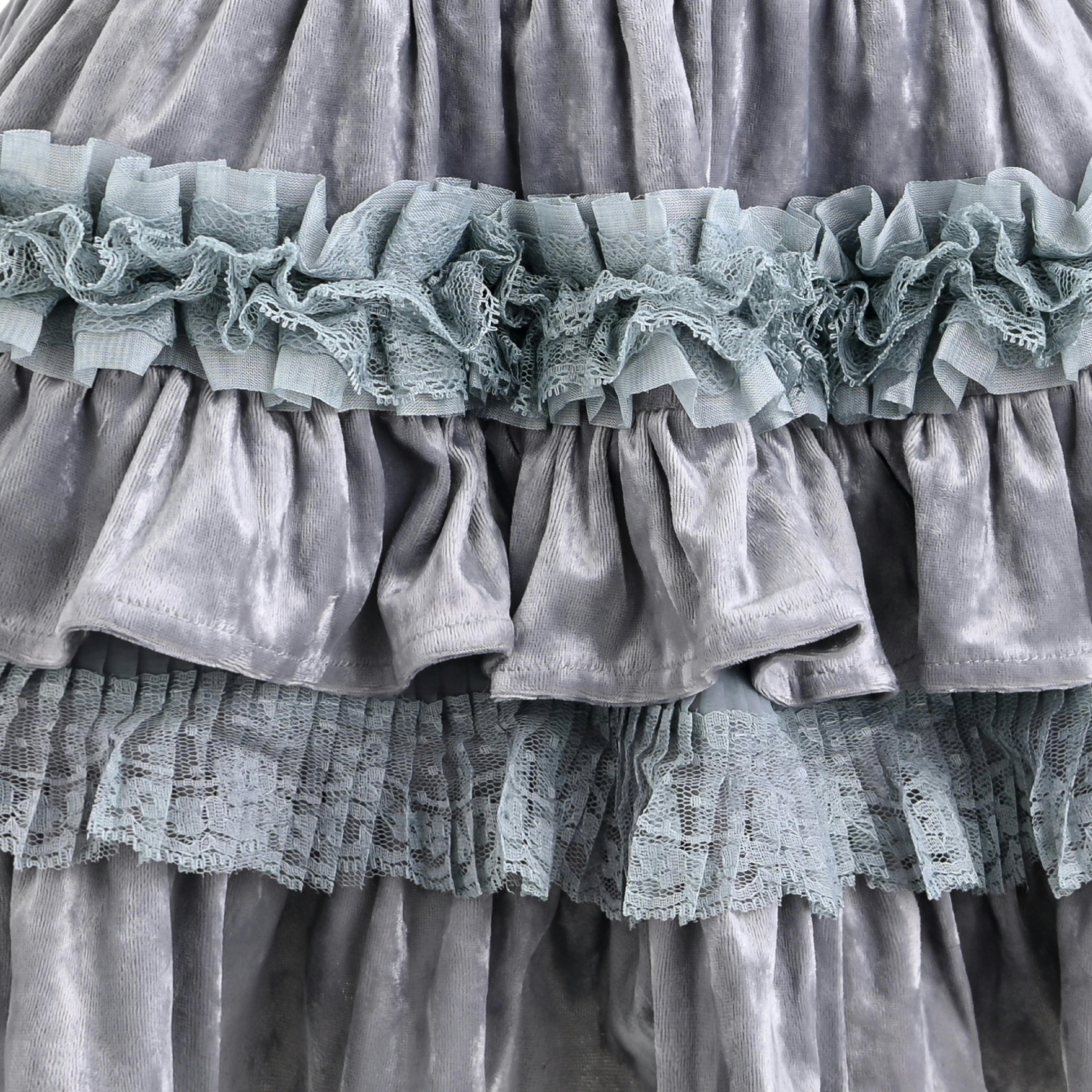 Lavender Anthea Sequin Ruffle Set