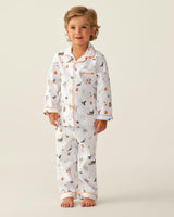 Kid's Twill Pajama Set in Trick or Treat