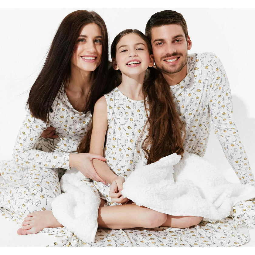 Milk & Cookies Bamboo Sherpa Blanket