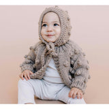 Popcorn Cardigan, Flax