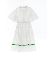 Lea dress (blue checkered)