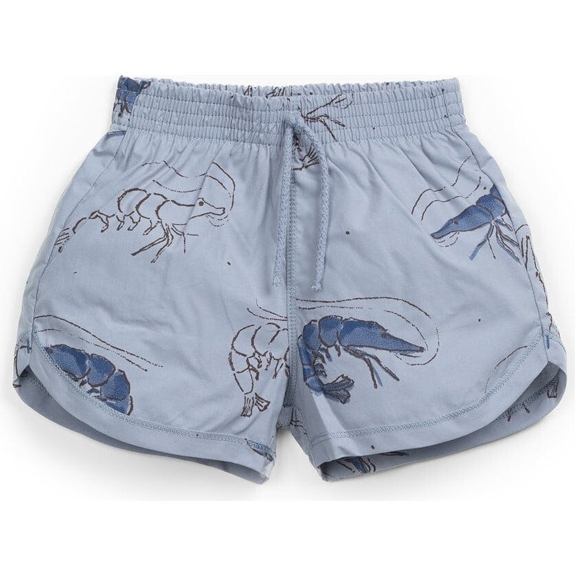 All-Over Shrimp Print Swim Shorts