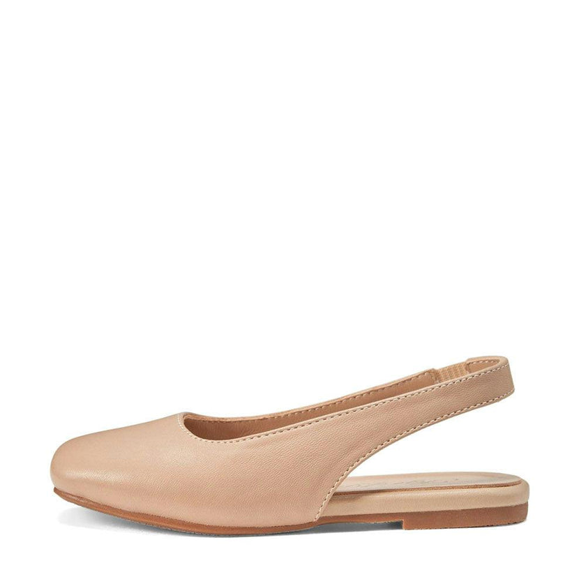 Ester Square Cap Toes Sling Back Sandals