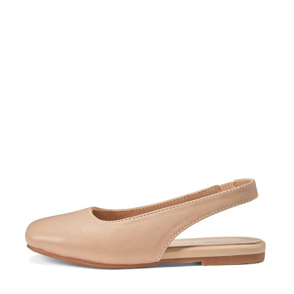 Ester Square Cap Toes Sling Back Sandals