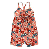 Girl's Tie-Back Romper