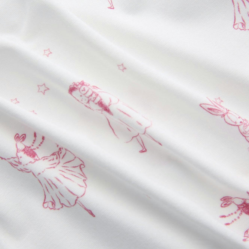 Bamboo Footie Pajama Sleepsuit - Princesse Rose