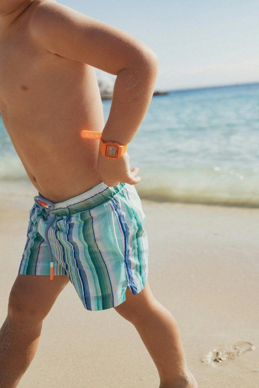 Boys' swim shorts, stripes | LAGOON