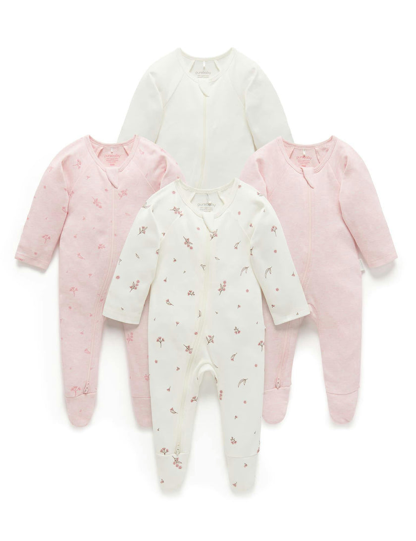 4 Pack Zip Growsuit Vanilla Blossom Pack