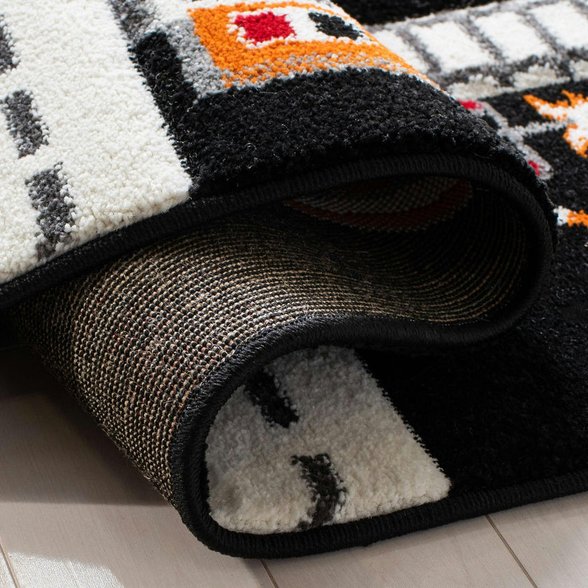 Carousel Kids Atlas Rug, Black