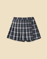 Play Pleated Skort in Grey Plaid