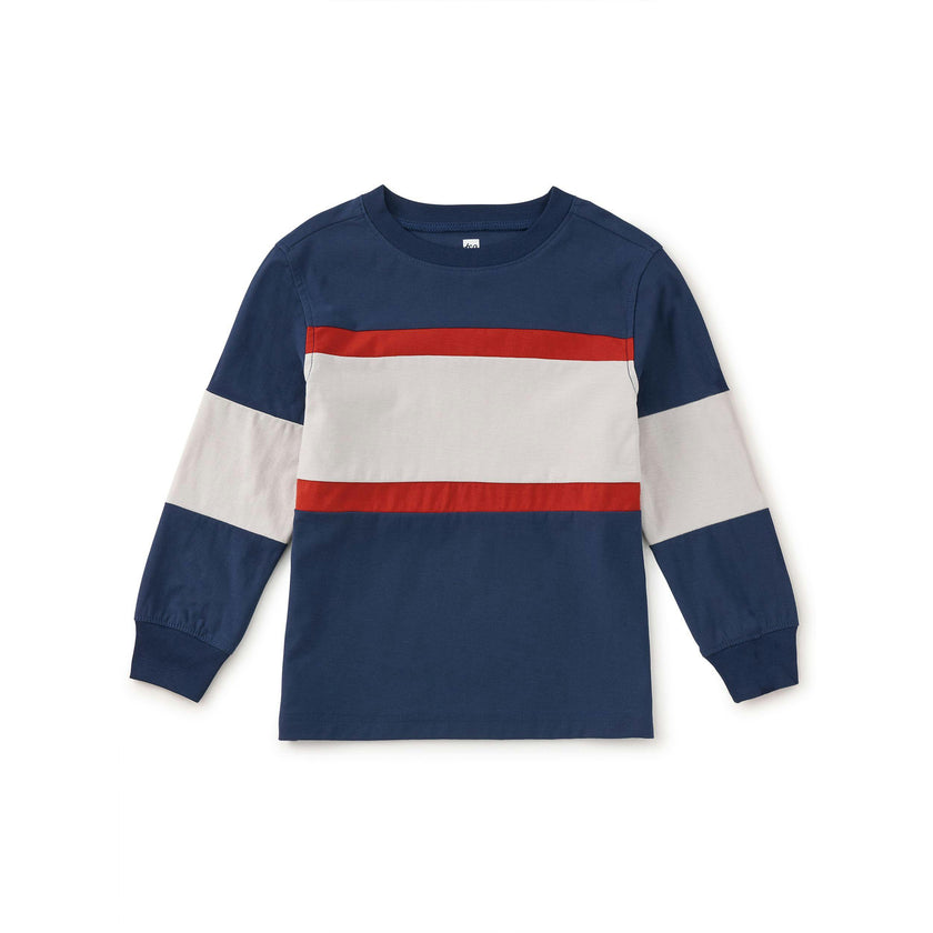 Colorblock Rugby Top, Twilight