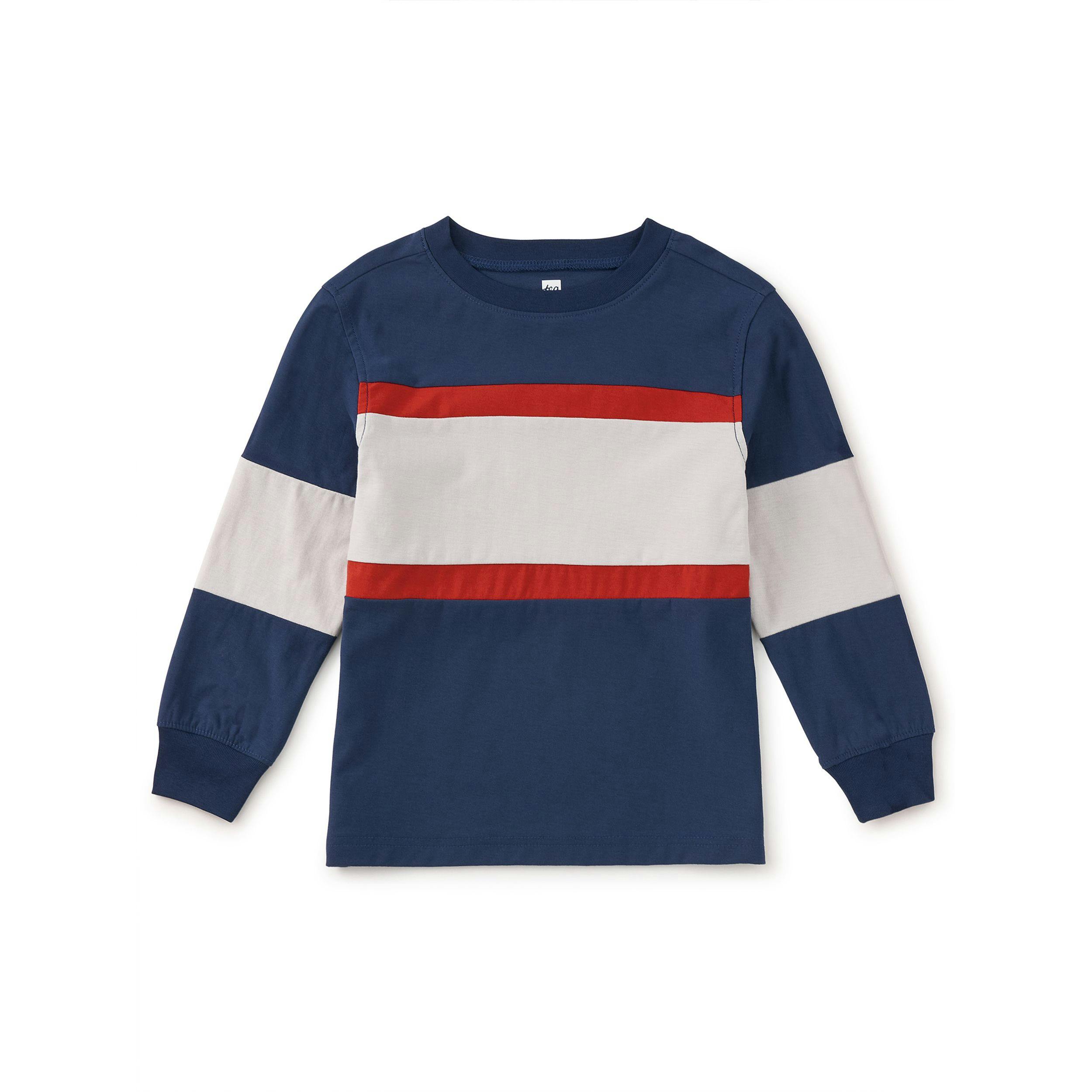 Colorblock Rugby Top, Twilight