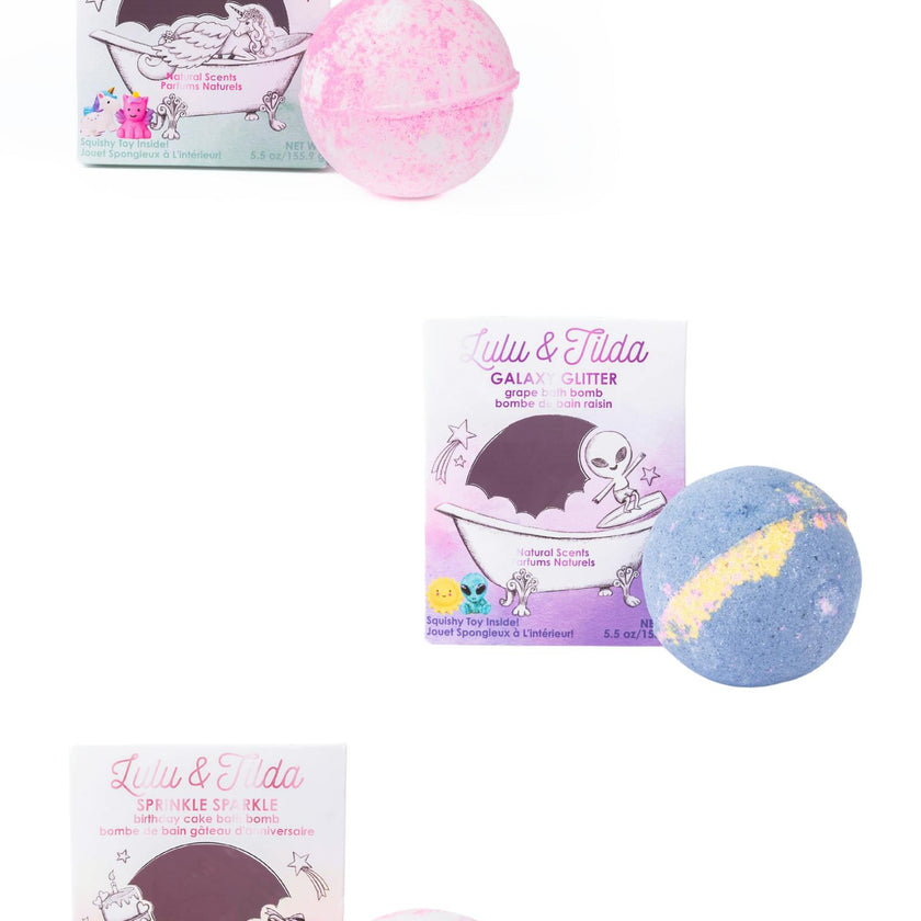 Unicorn & Galaxy 3pc Bath Bomb Bundle