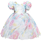 Pink Chablis Floral Garden Organza Dress