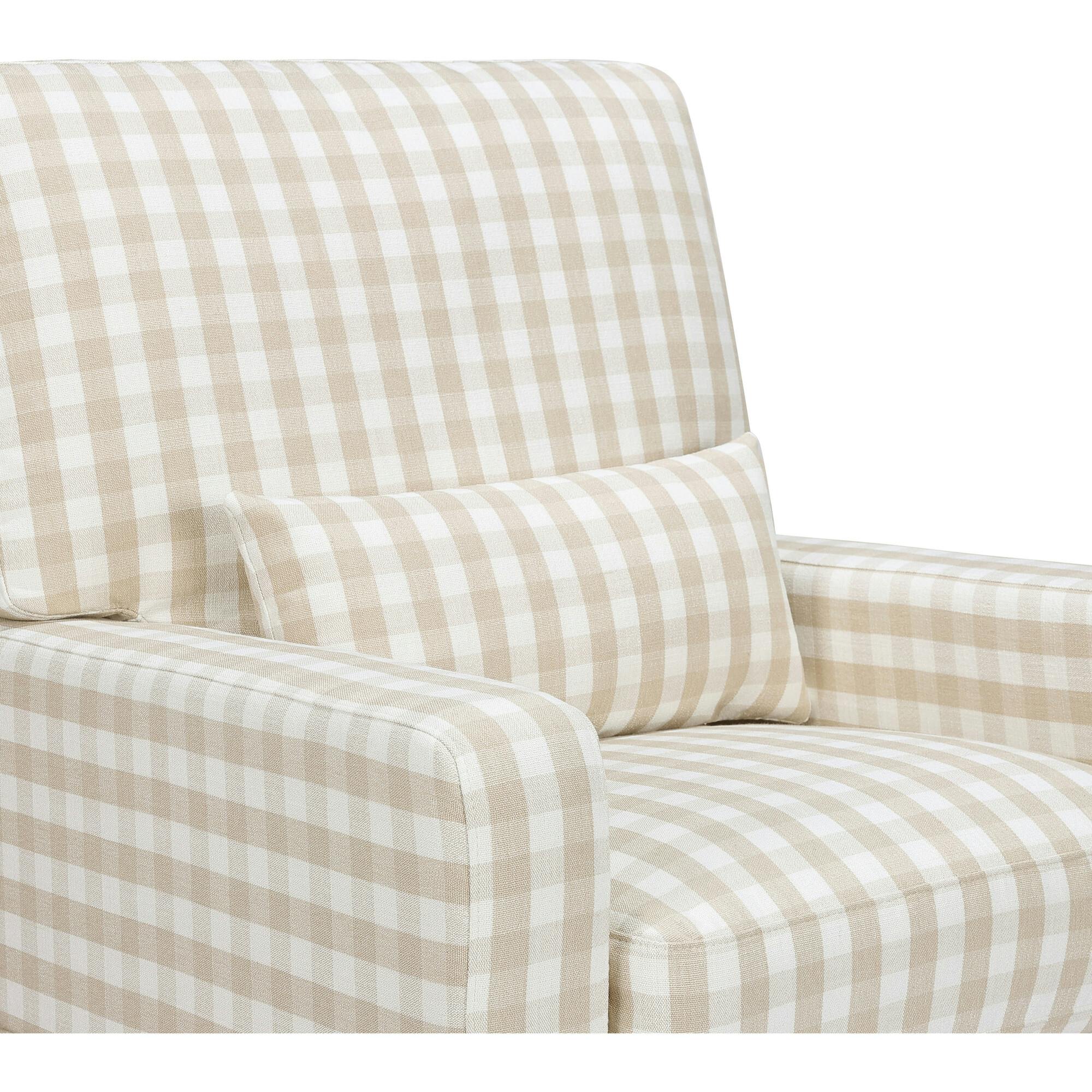 Crawford Pillowback Comfort Swivel Glider