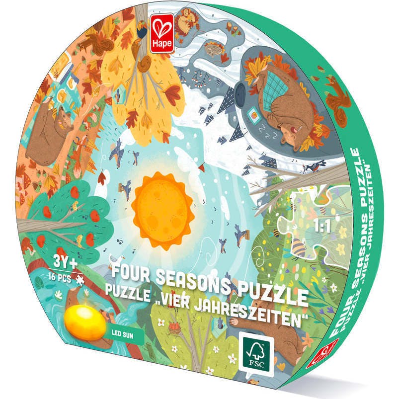Hape: Four Seasons Puzzle - 16pcs
