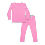 Bubblegum Pink Bamboo Kids Pajamas