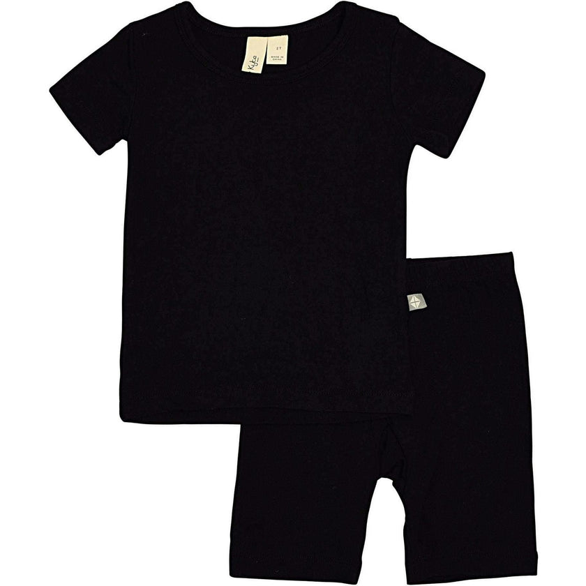 Short Sleeve Toddler Pajama Set, Slate