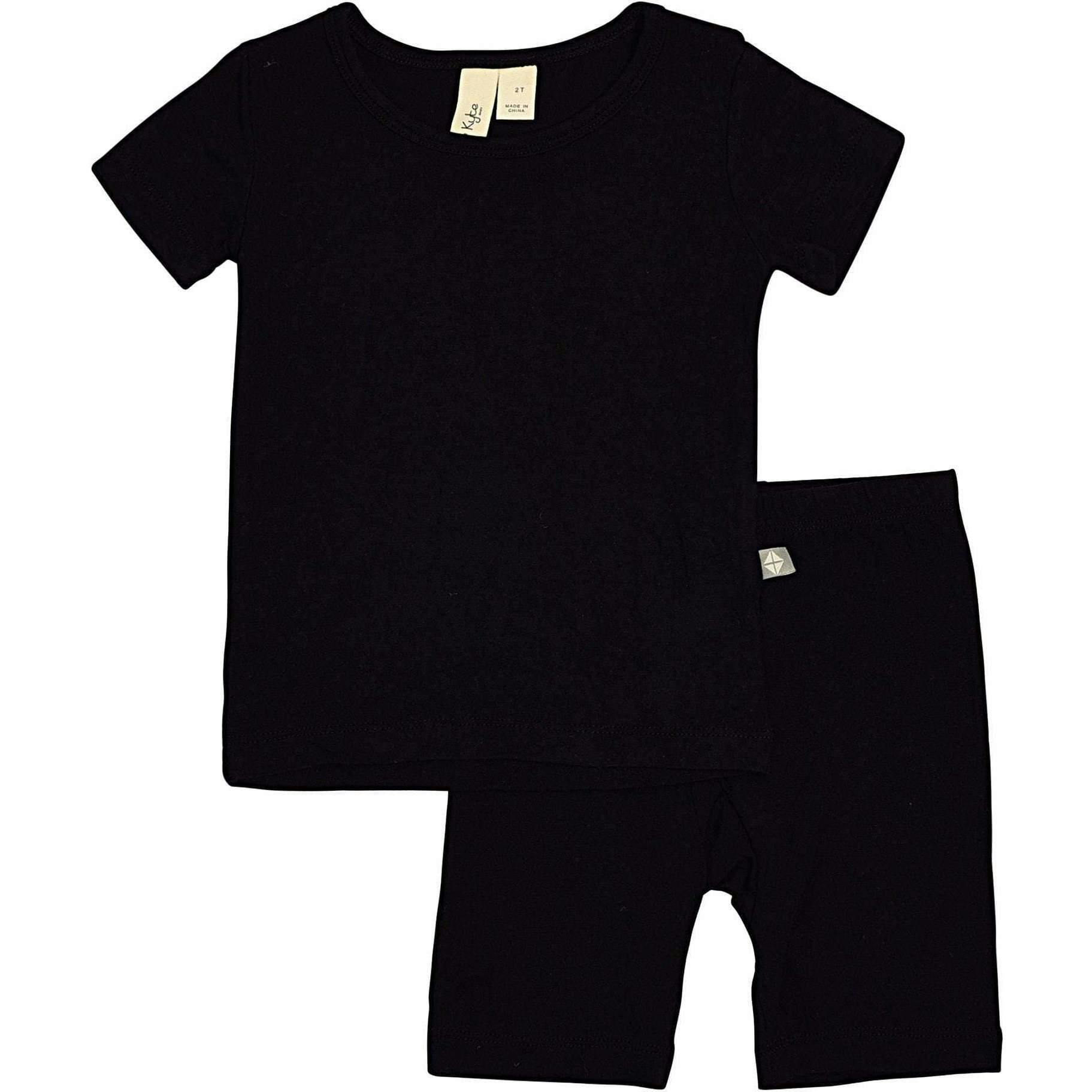 Short Sleeve Toddler Pajama Set, Slate