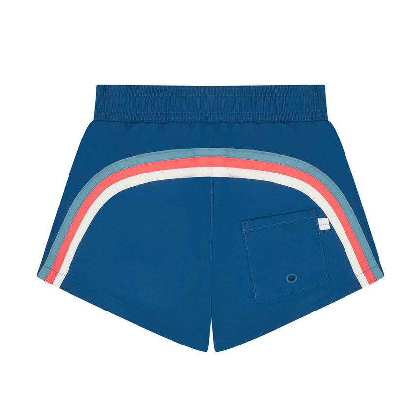 boys oyster blue stripe boardie