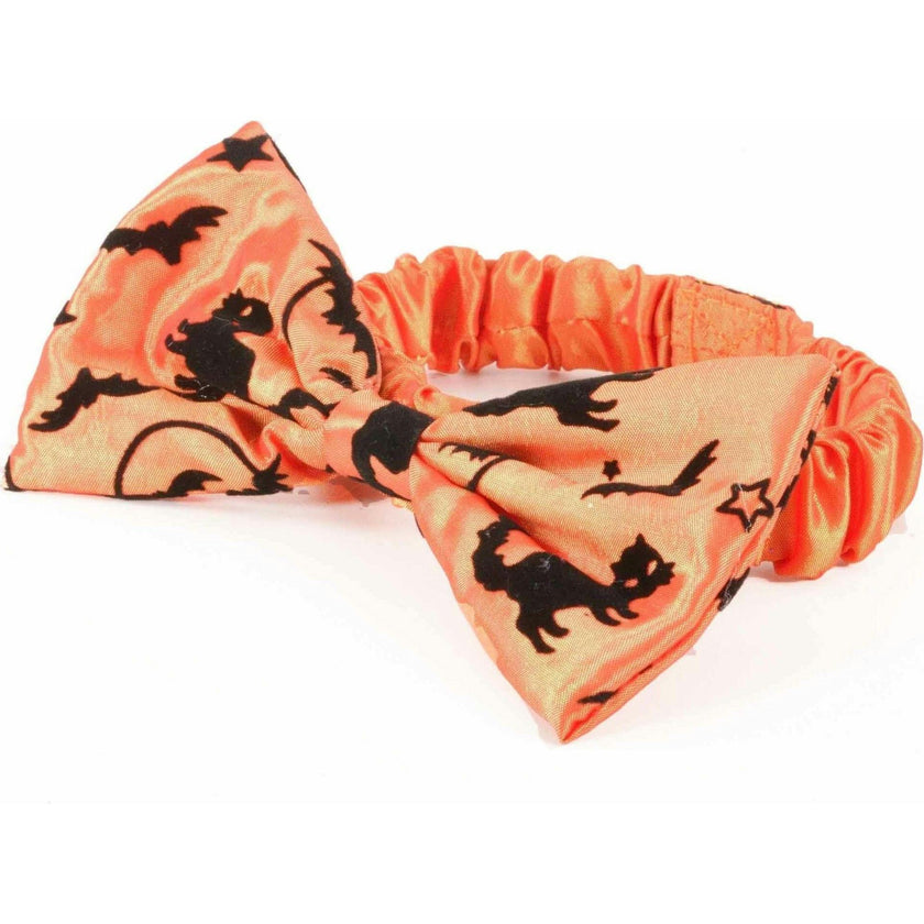 SPOOKY MAO RIBBON HEADBAND, Orange