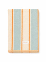 striped beach towel